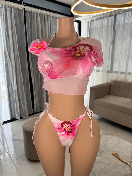 Floral tropic kini