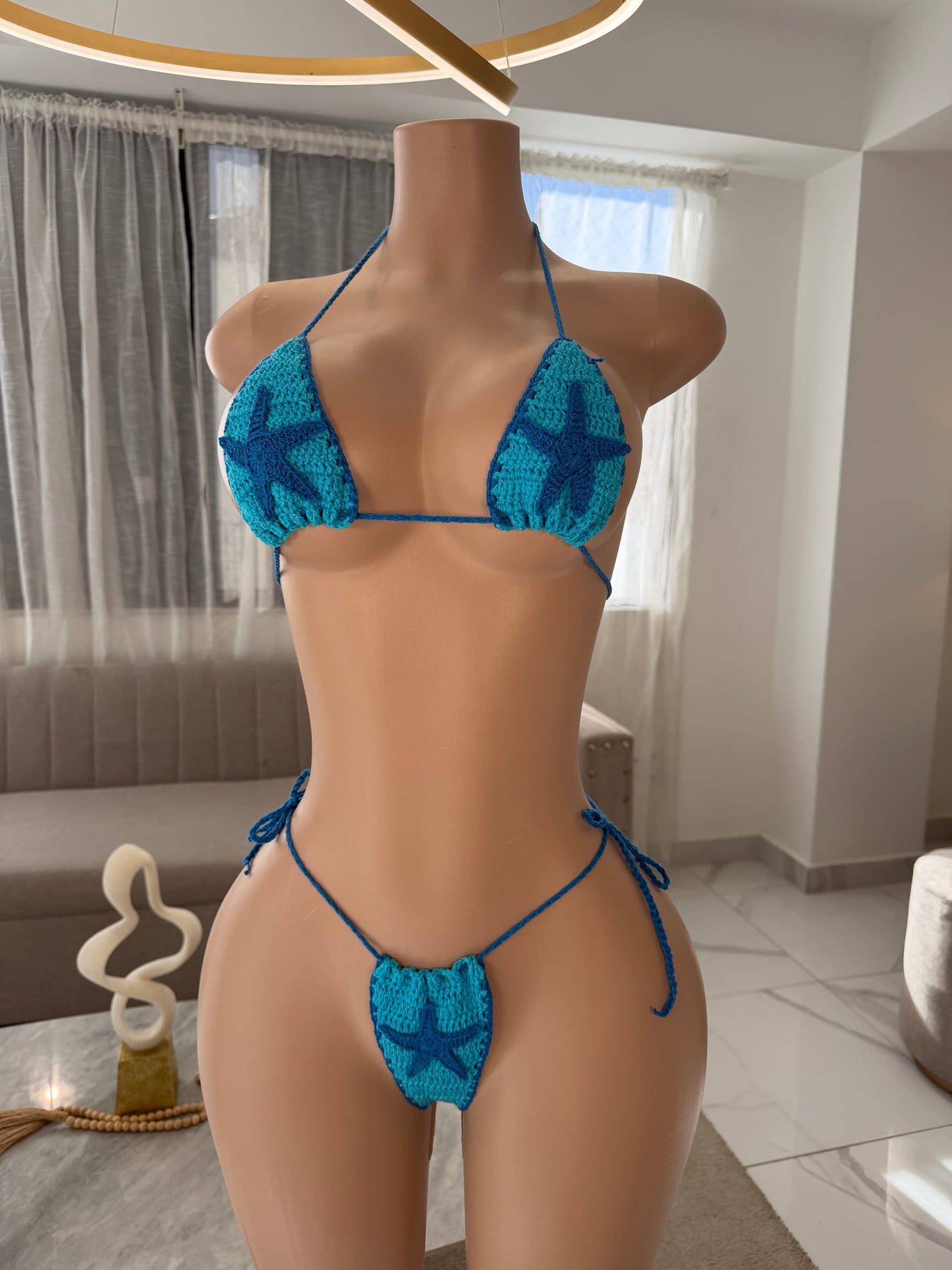 Star crochet kini