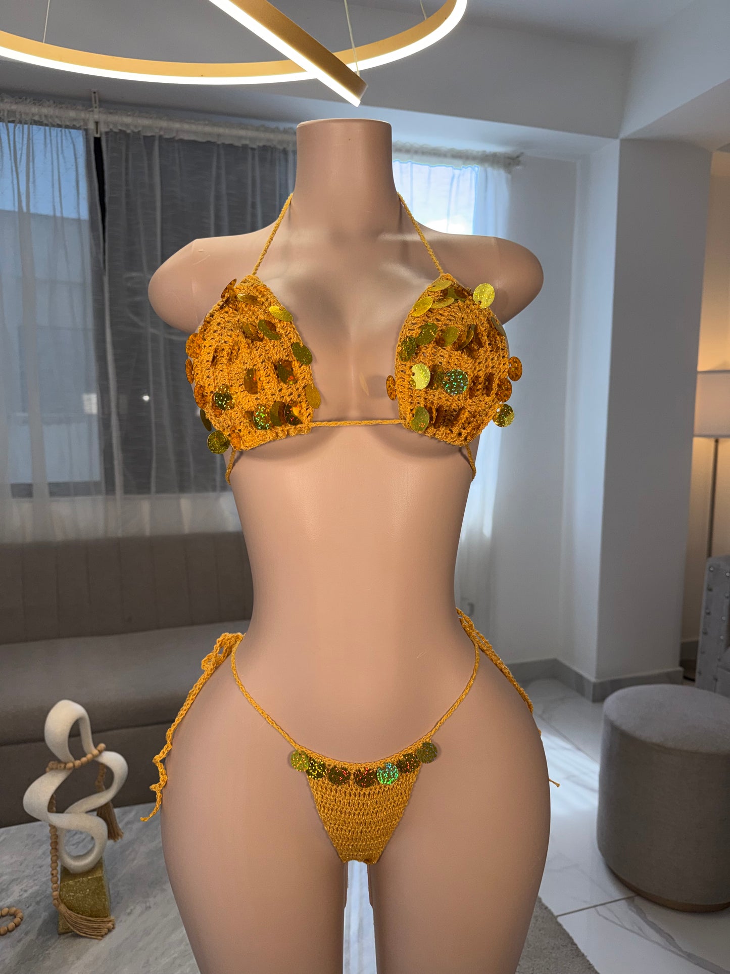 Lola glitters crochet kini