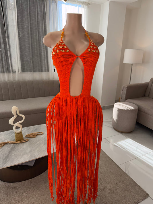 Summer Siluette Crochet Drees