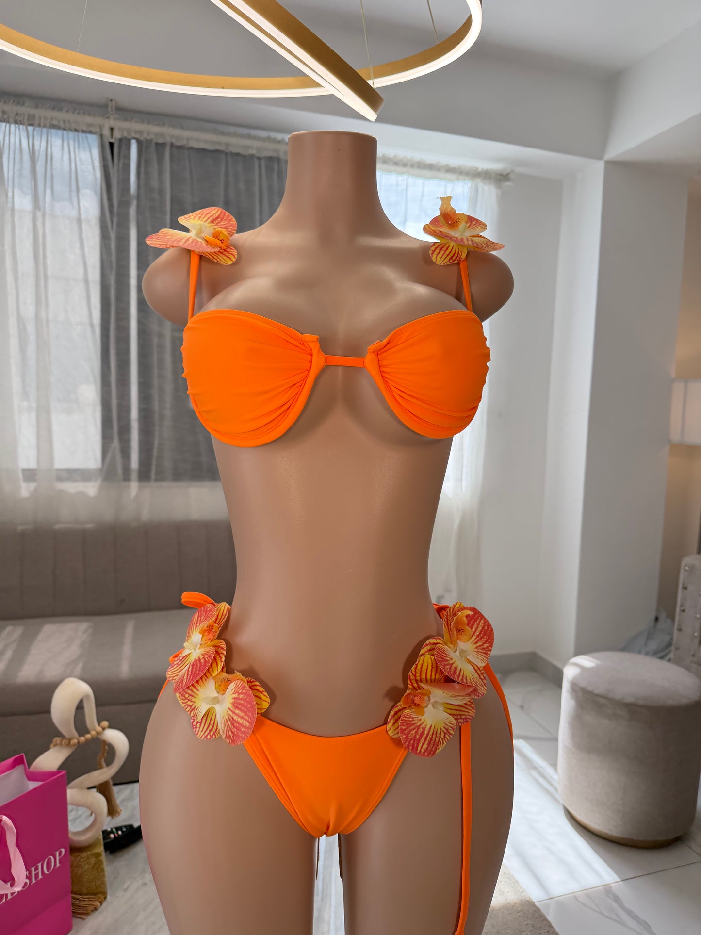 3D flower kini