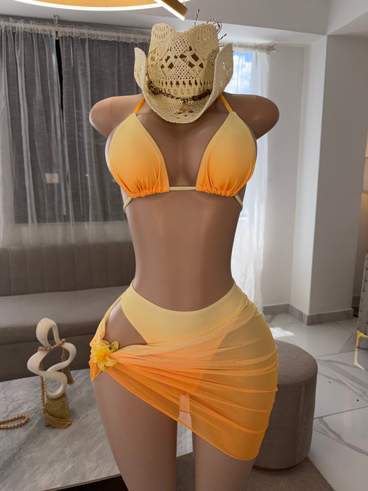 Sunset kini 3 pieces