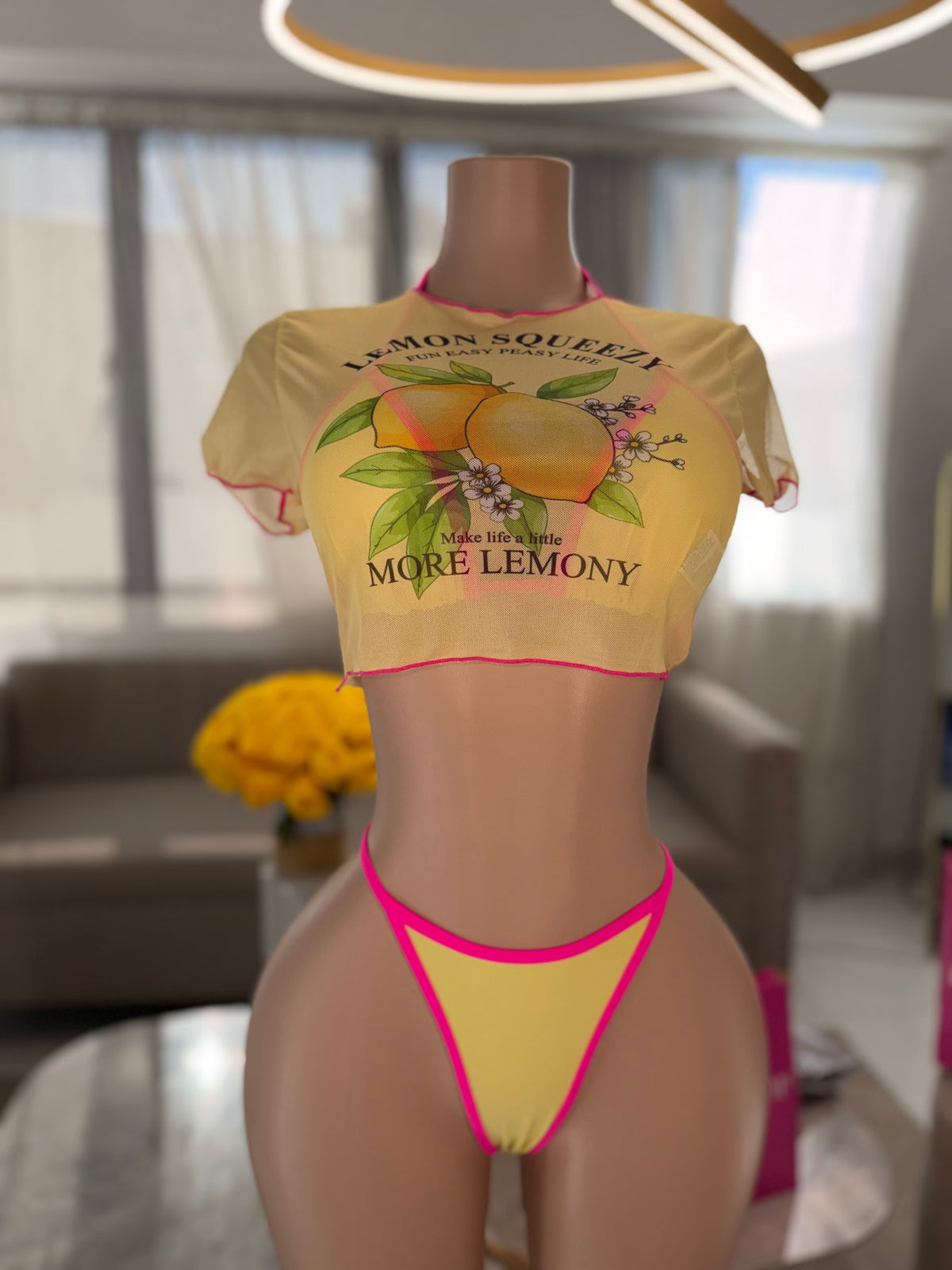 Summer vibes top kini 3 pieces
