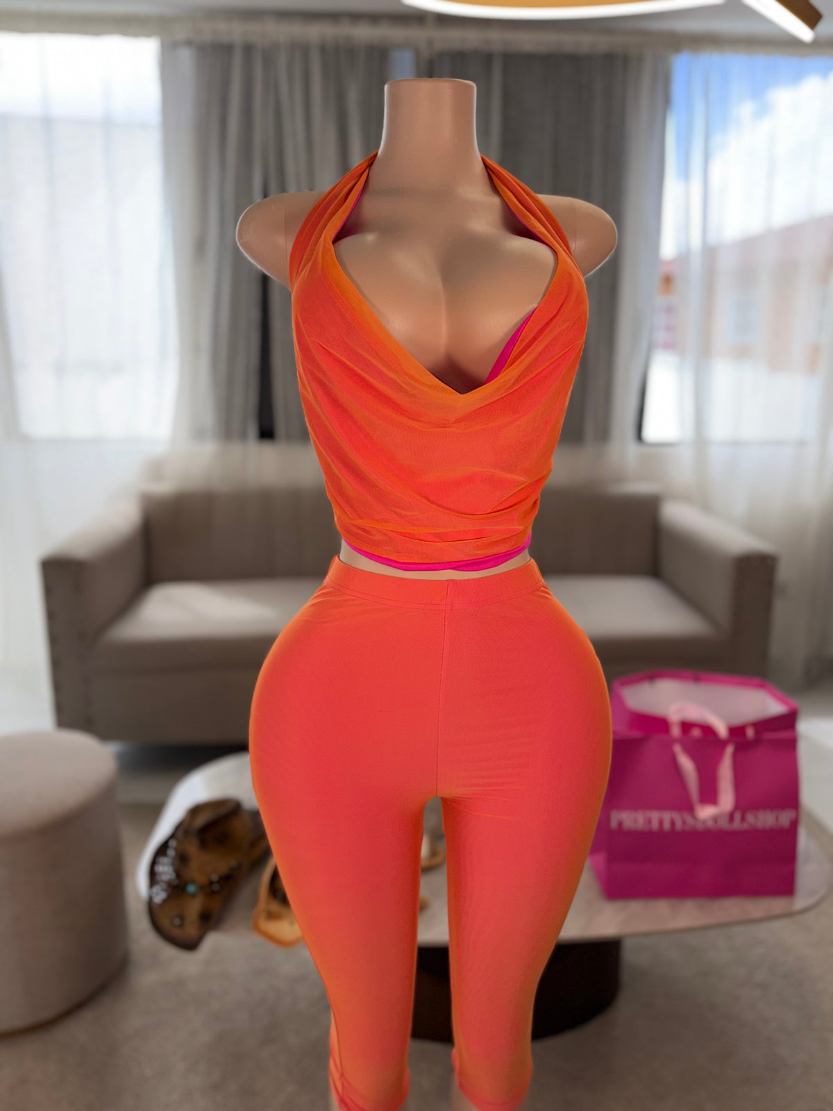Marianny lace capri set