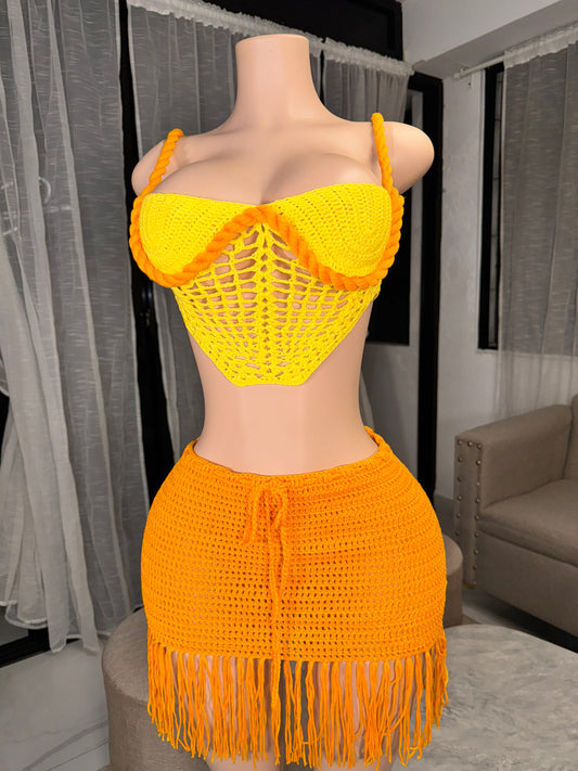 Paradise crochet set 2 pieces