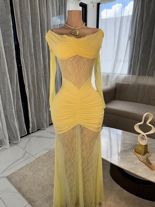 Georgia lace maxi dress