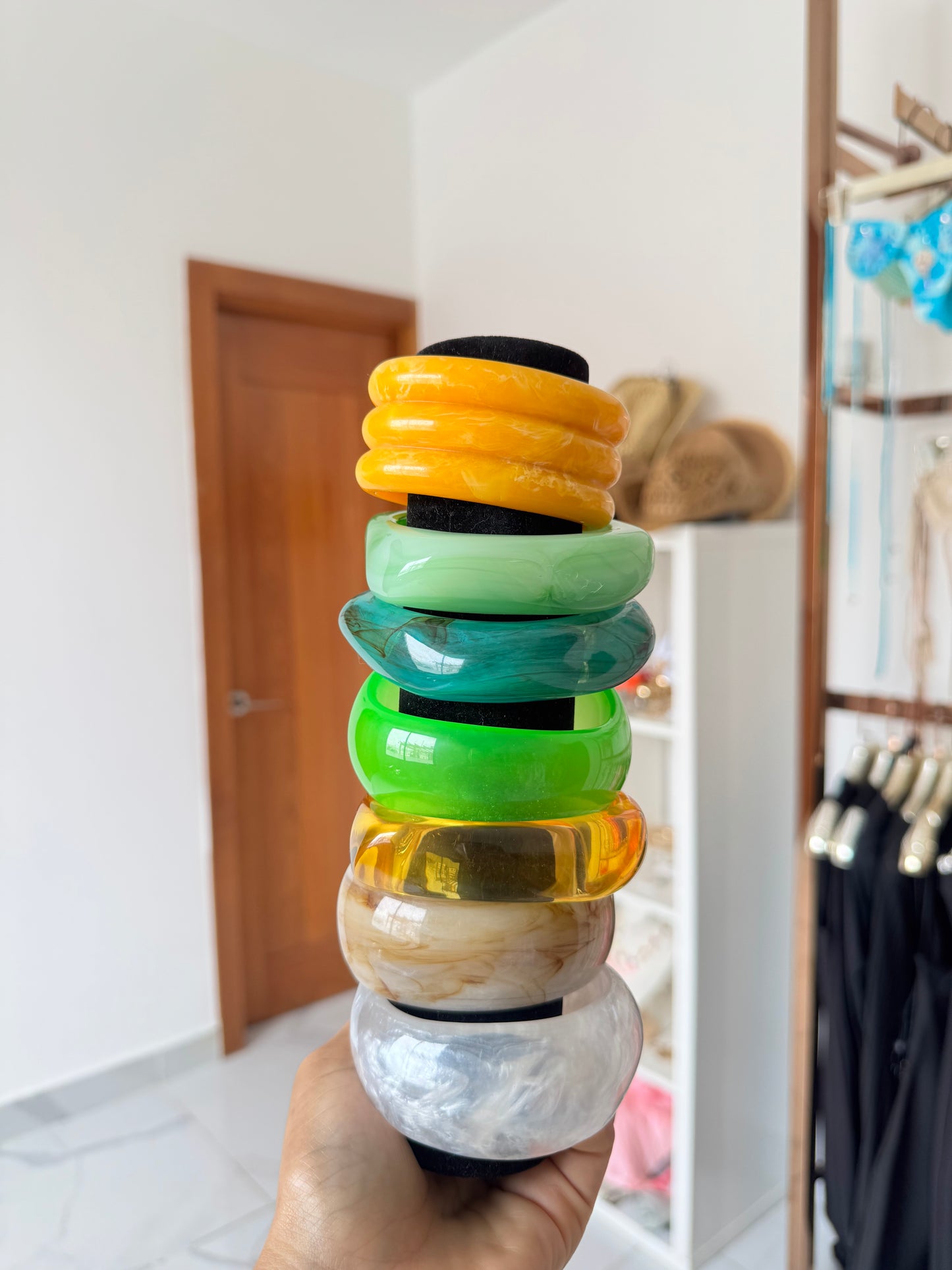 Acrylic summer bracelet