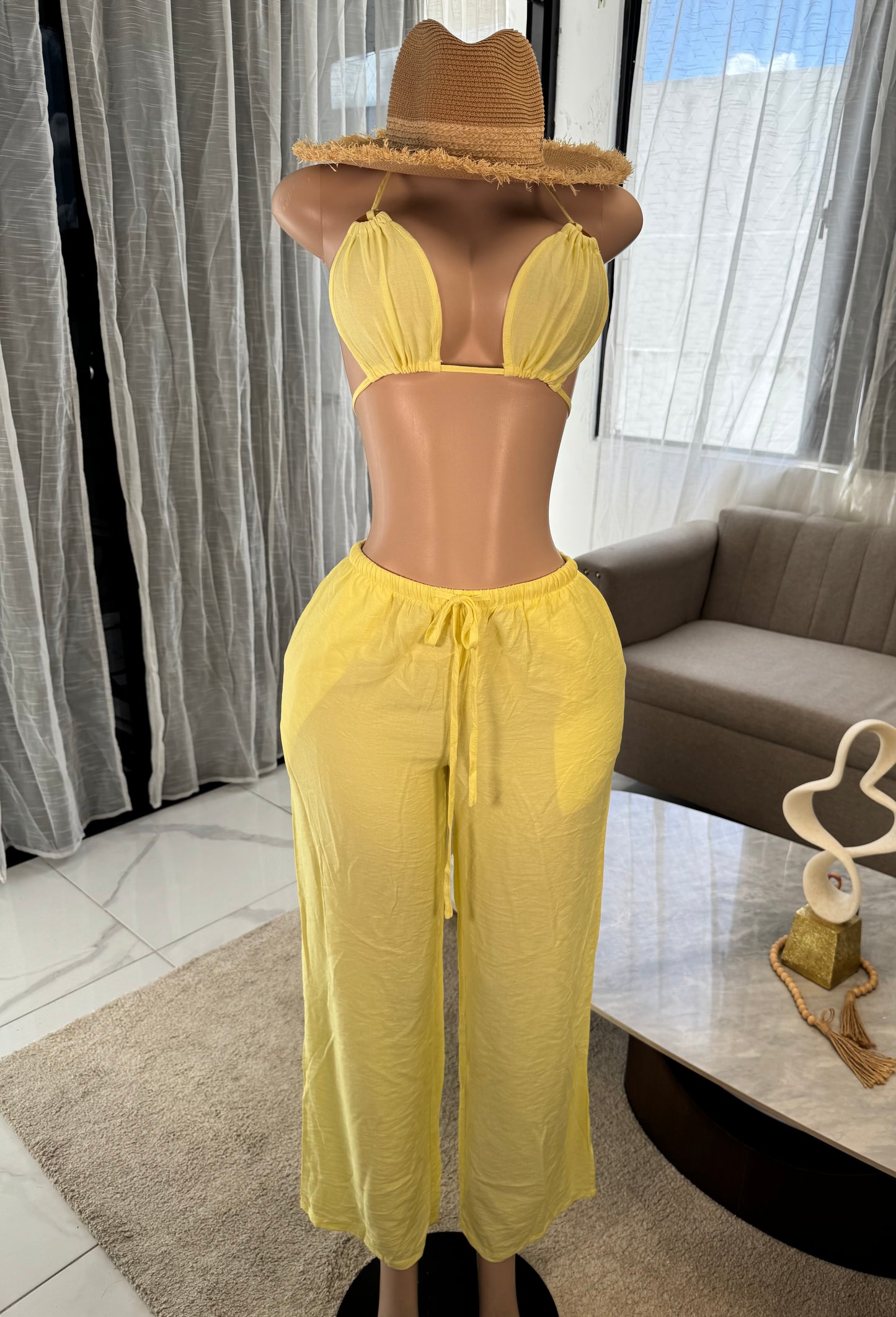 Violet Lino Set 2 Pieces