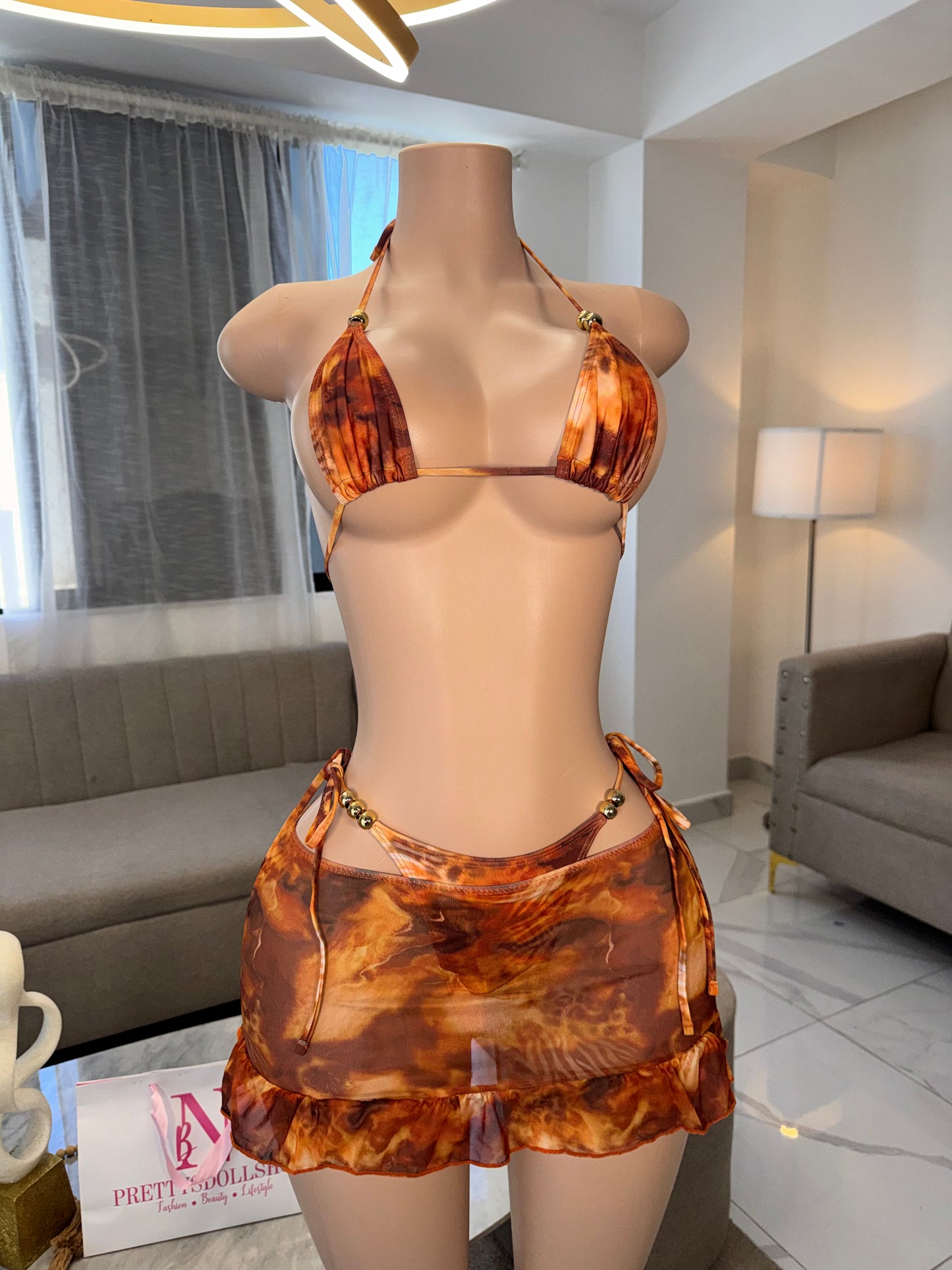 Hot pretty set 3 pieces kini