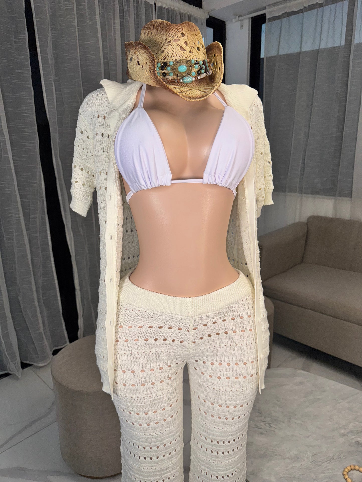 Acuarela crochet pant 2 pieces