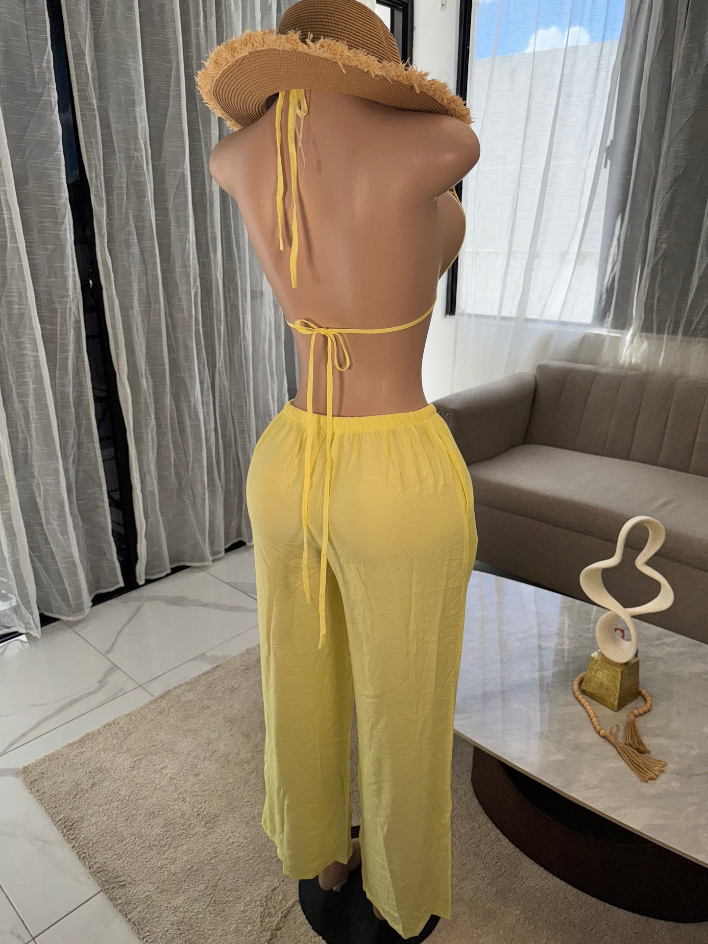 Violet Lino Set 2 Pieces