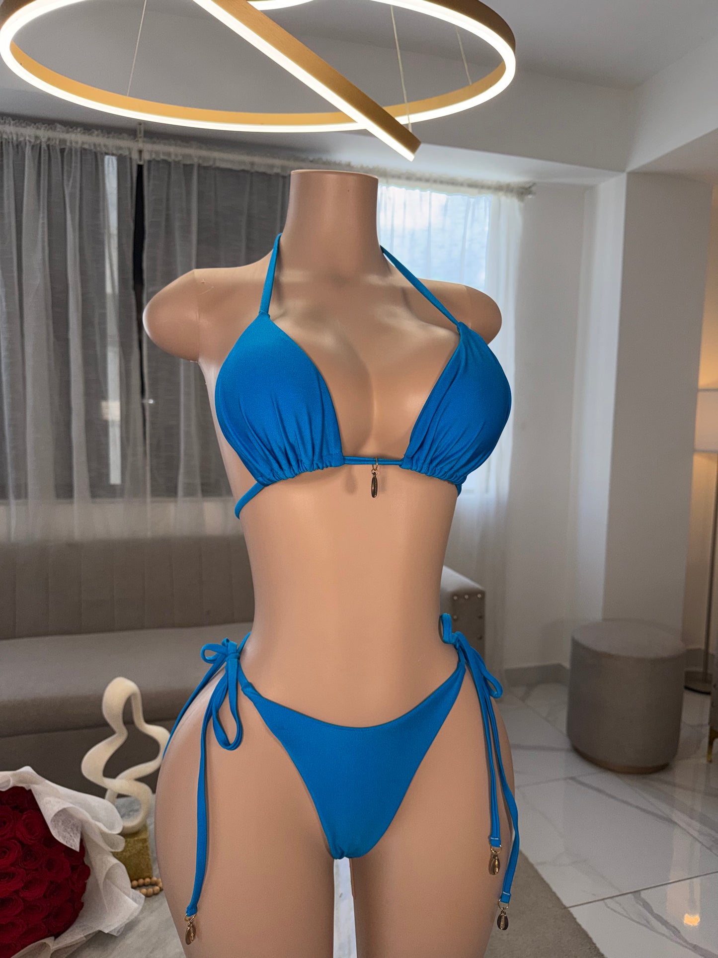 Ocean blue basic kini