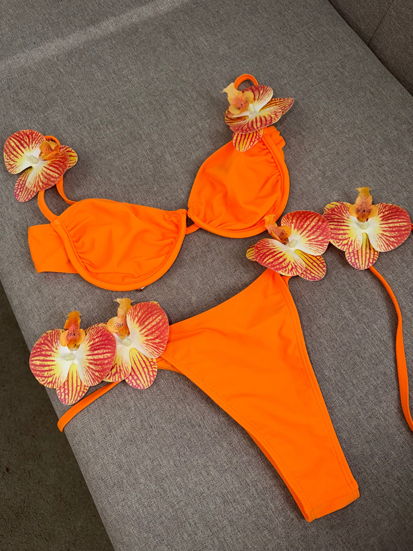 3D flower kini